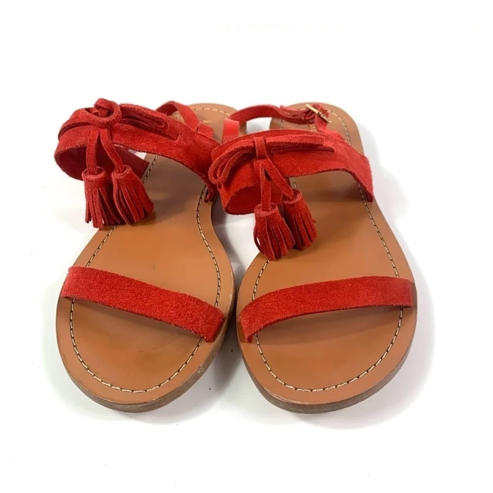 KATE SPADE Red Suede Women's Sandals